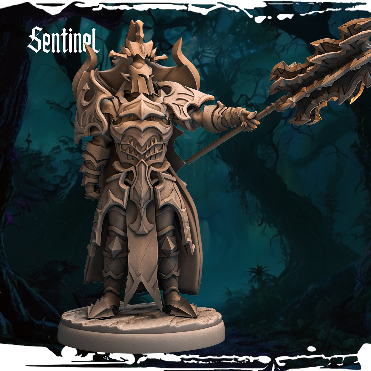 Monolith Arts - Dark Elves - Sentinel - DnD/TTRPG Figure/Miniature