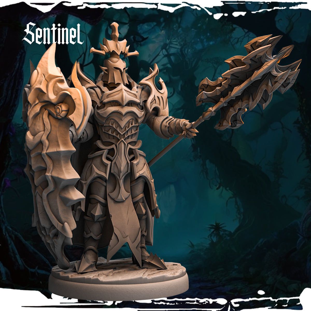 Monolith Arts - Dark Elves - Sentinel - DnD/TTRPG Figure/Miniature