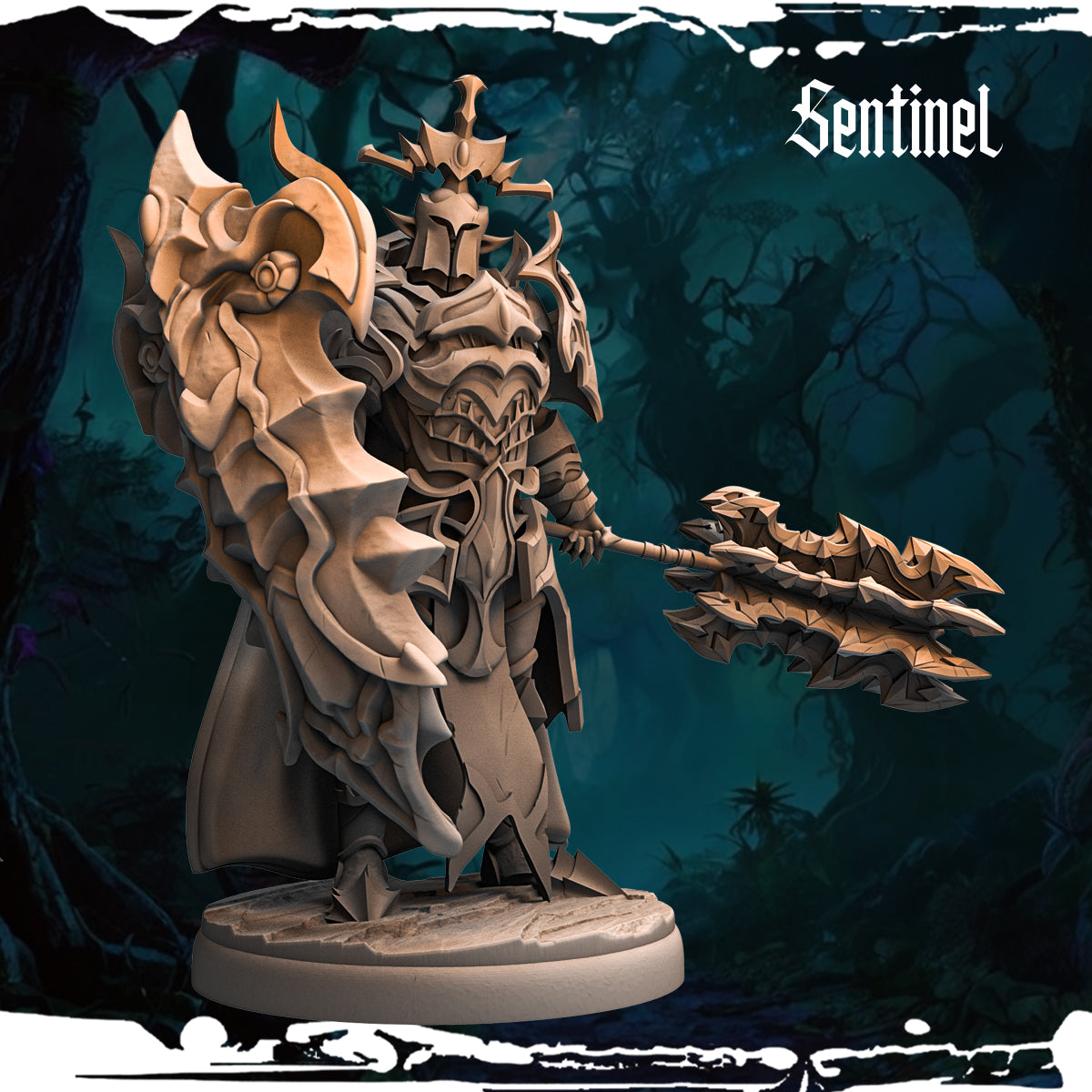 Monolith Arts - Dark Elves - Sentinel - DnD/TTRPG Figure/Miniature