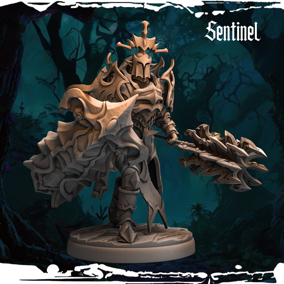 Monolith Arts - Dark Elves - Sentinel - DnD/TTRPG Figure/Miniature