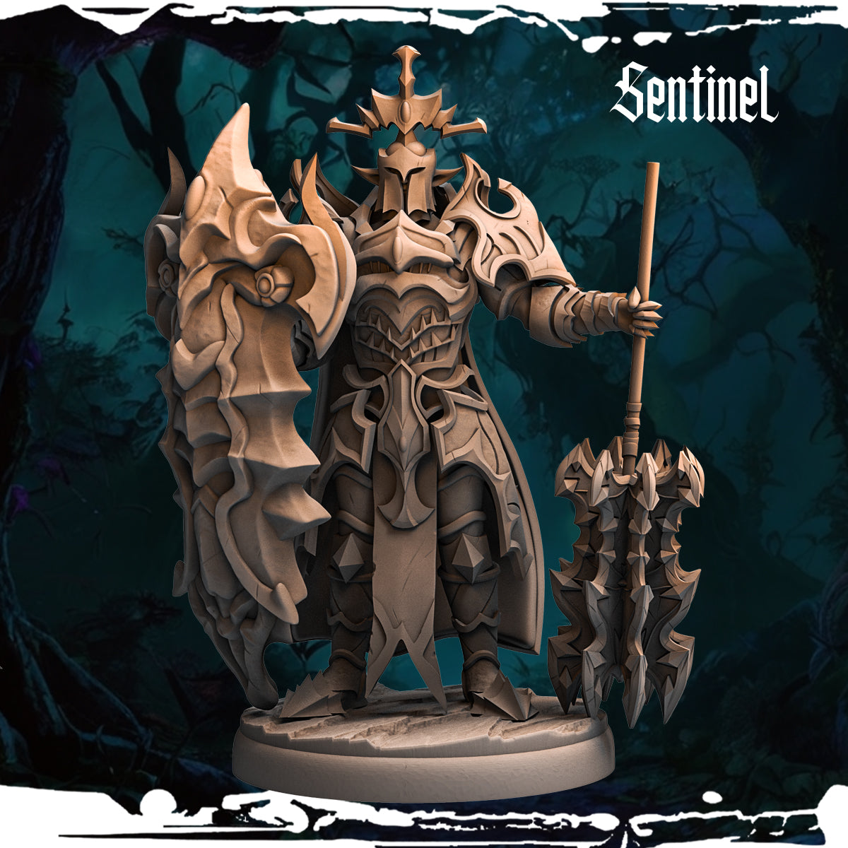 Monolith Arts - Dark Elves - Sentinel - DnD/TTRPG Figure/Miniature
