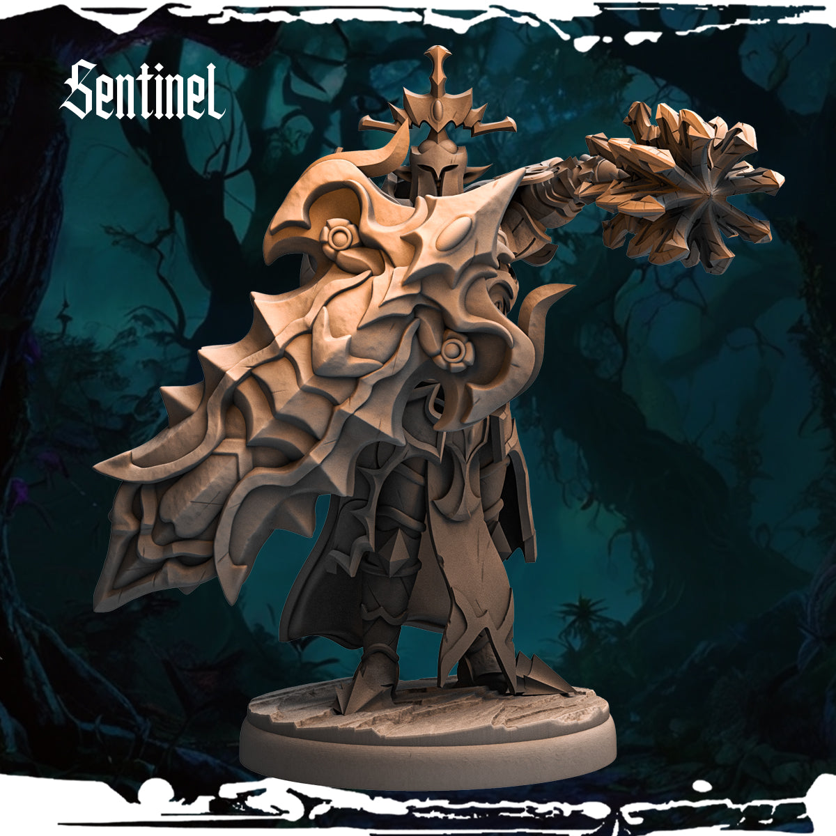 Monolith Arts - Dark Elves - Sentinel - DnD/TTRPG Figure/Miniature