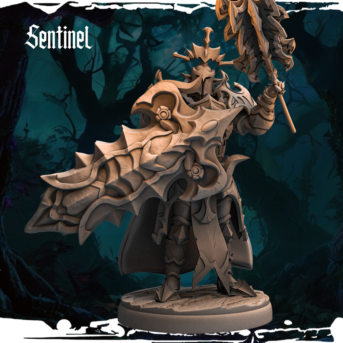 Monolith Arts - Dark Elves - Sentinel - DnD/TTRPG Figure/Miniature