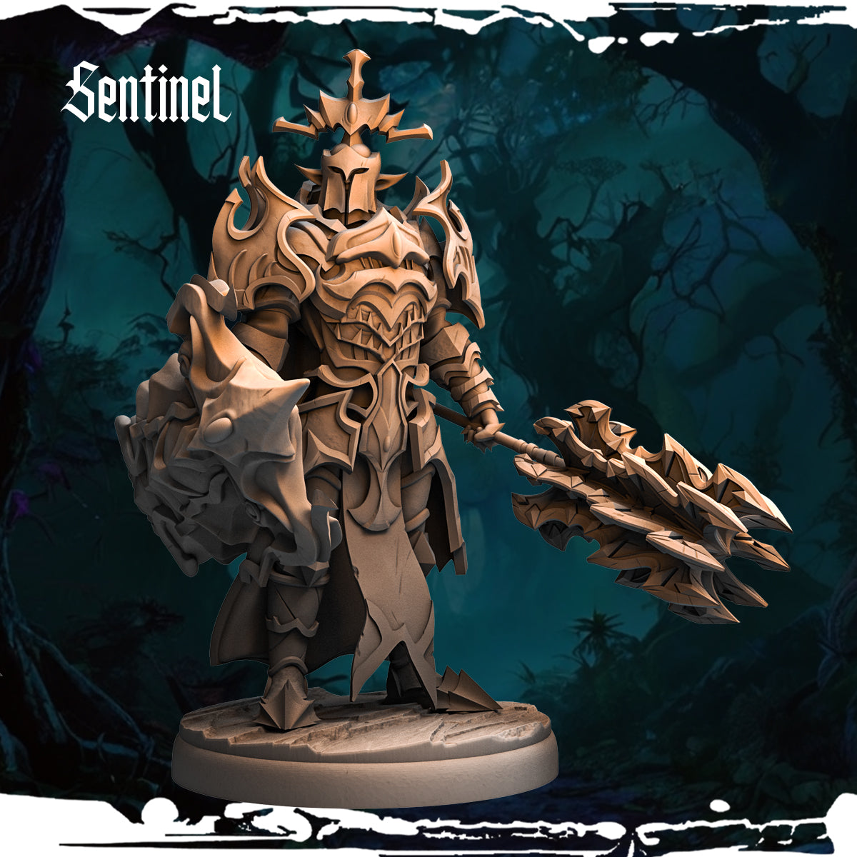 Monolith Arts - Dark Elves - Sentinel - DnD/TTRPG Figure/Miniature
