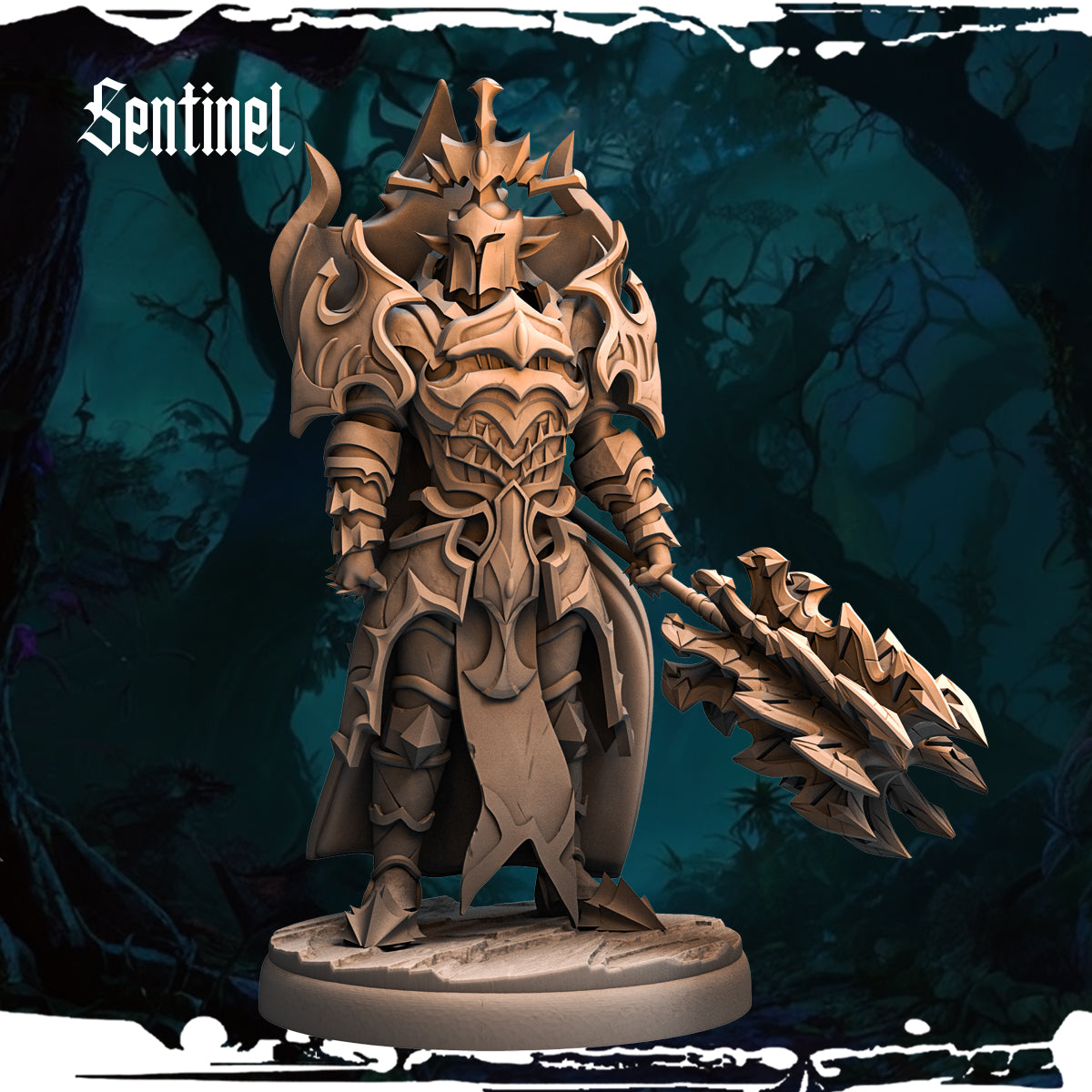Monolith Arts - Dark Elves - Sentinel - DnD/TTRPG Figure/Miniature