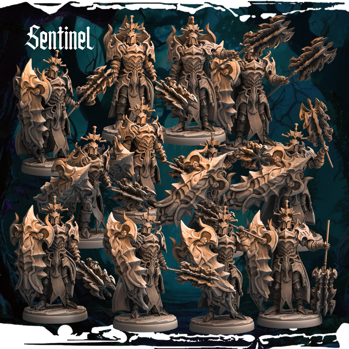 Monolith Arts - Dark Elves - Sentinel - DnD/TTRPG Figure/Miniature