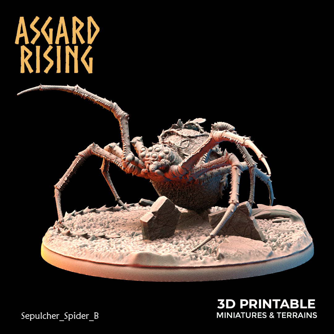 Asgard Rising - Underdark - Sepulcher Spider - DnD/TTRPG Figure/Miniature