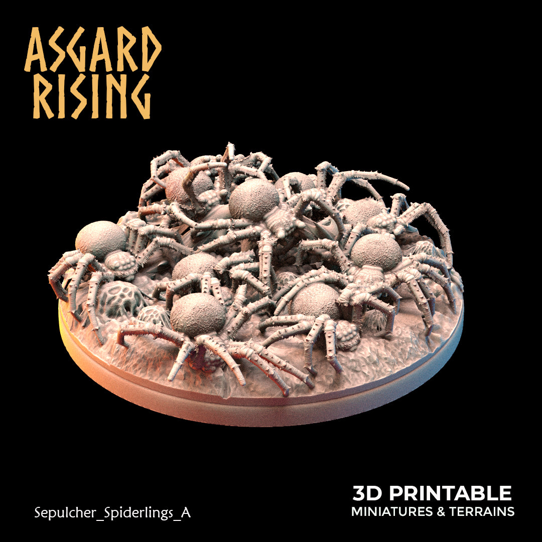 Asgard Rising - Underdark - Sepulcher Spiderling - DnD/TTRPG Figure/Miniature