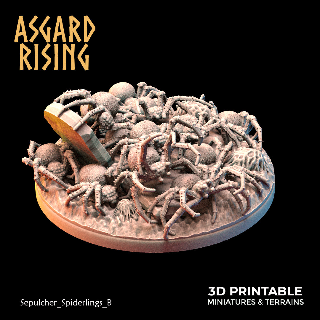 Asgard Rising - Underdark - Sepulcher Spiderling - DnD/TTRPG Figure/Miniature