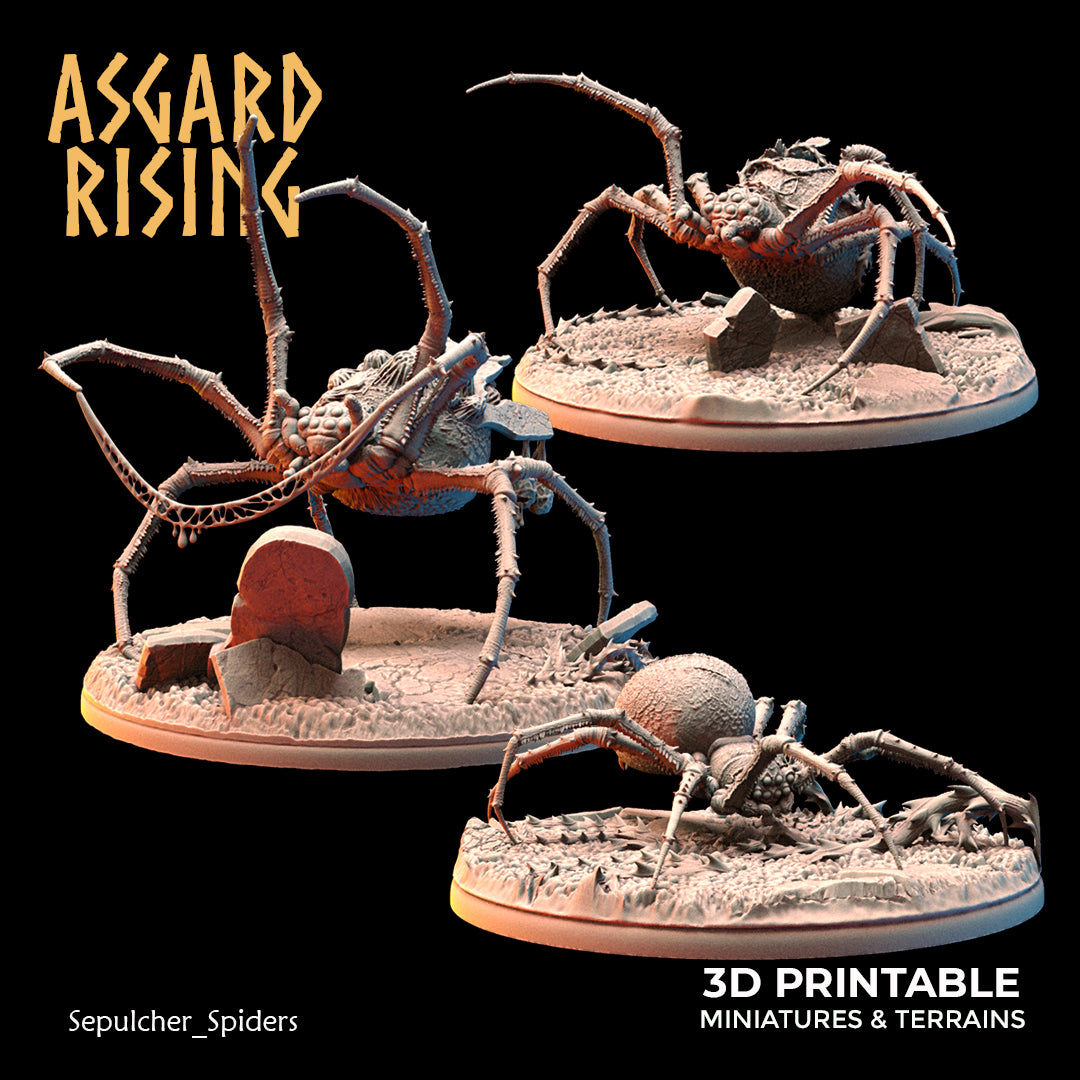 Asgard Rising - Underdark - Sepulcher Spider - DnD/TTRPG Figure/Miniature