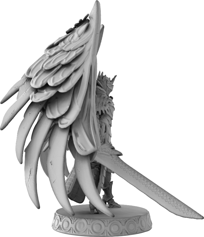 Ralphy - Seraphic Sentinel - 75mm Pin Up/Figure/Model/Diorama