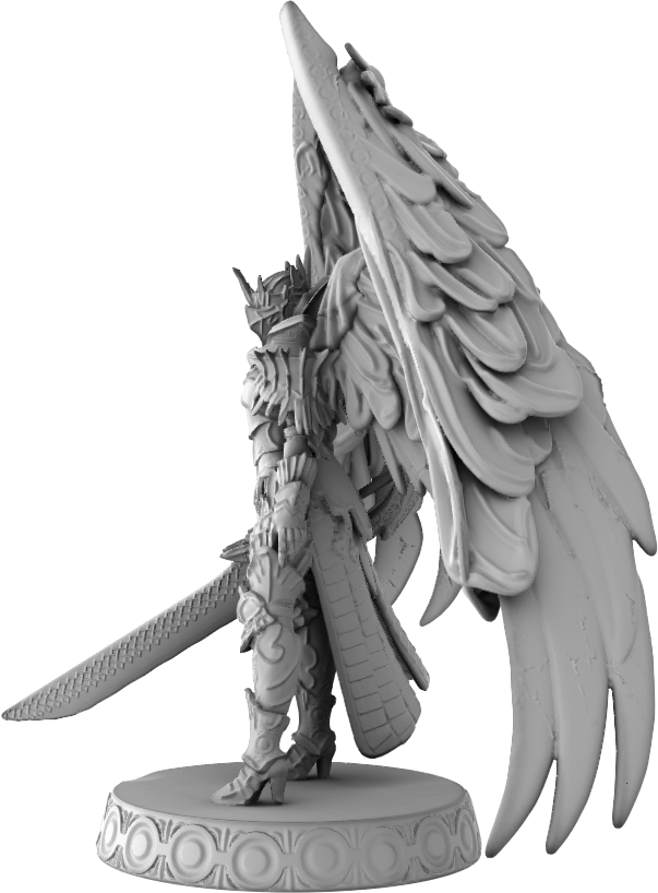 Ralphy - Seraphic Sentinel - 75mm Pin Up/Figure/Model/Diorama