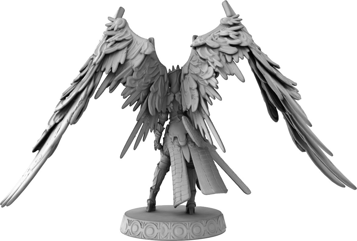 Ralphy - Seraphic Sentinel - 75mm Pin Up/Figure/Model/Diorama