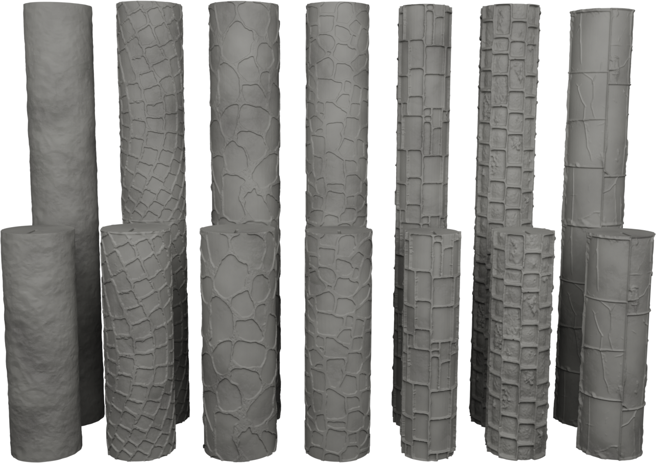 Jorrit - Texture Rollers #01 - Clay Roller for Scenery/TTRPG/Pottery Embossing