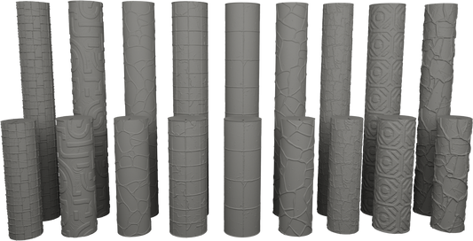 Jorrit - Texture Rollers #14 - Clay Roller for Scenery/TTRPG/Pottery Embossing