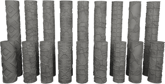 Jorrit - Texture Rollers #15 - Clay Roller for Scenery/TTRPG/Pottery Embossing