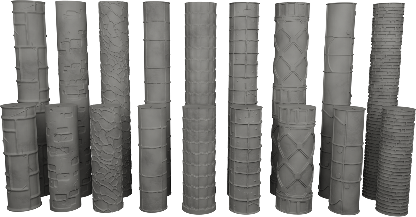 Jorrit - Texture Rollers #05 - Clay Roller for Scenery/TTRPG/Pottery Embossing
