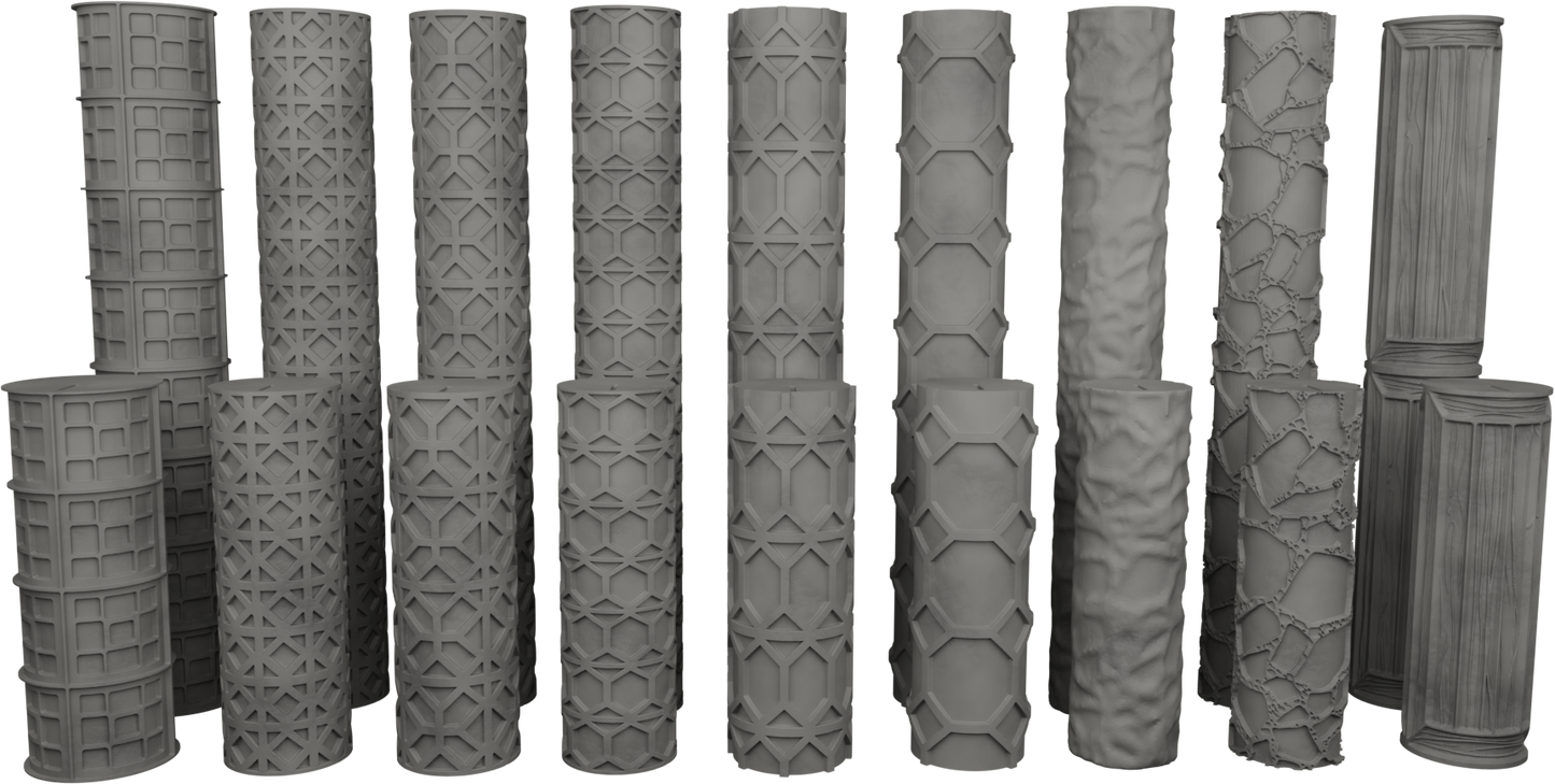 Jorrit - Texture Rollers #06 - Clay Roller for Scenery/TTRPG/Pottery Embossing