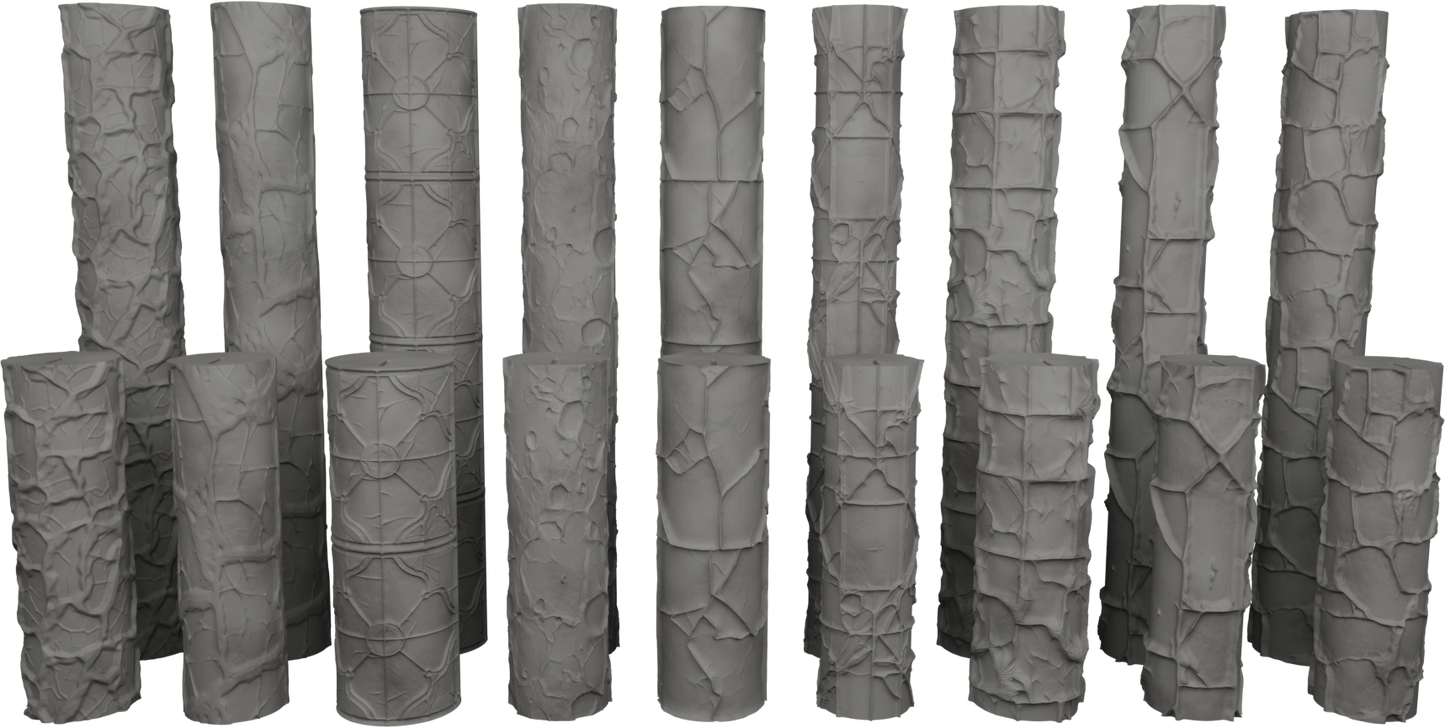 Jorrit - Texture Rollers #07 - Clay Roller for Scenery/TTRPG/Pottery Embossing