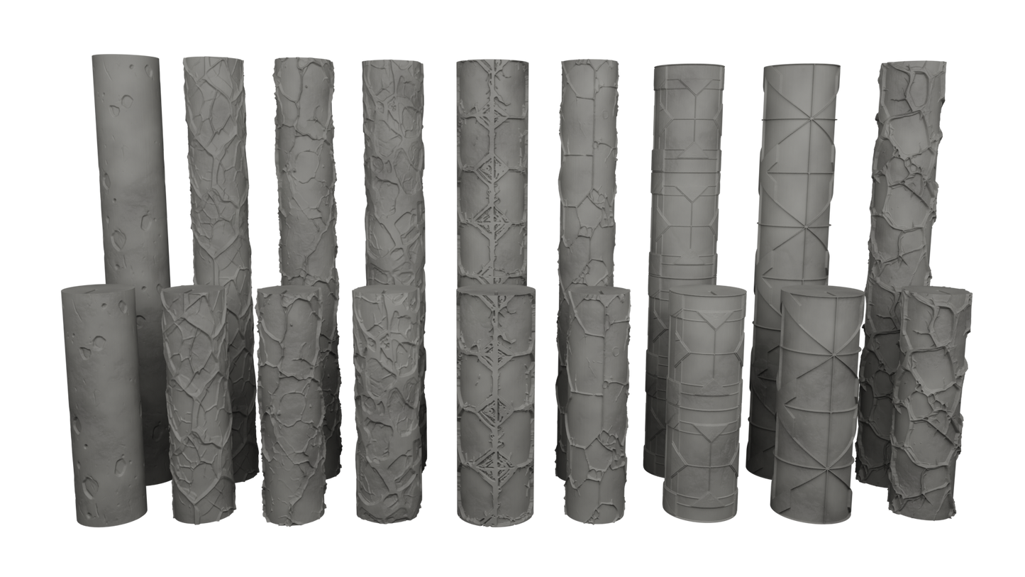 Jorrit - Texture Rollers #08 - Clay Roller for Scenery/TTRPG/Pottery Embossing
