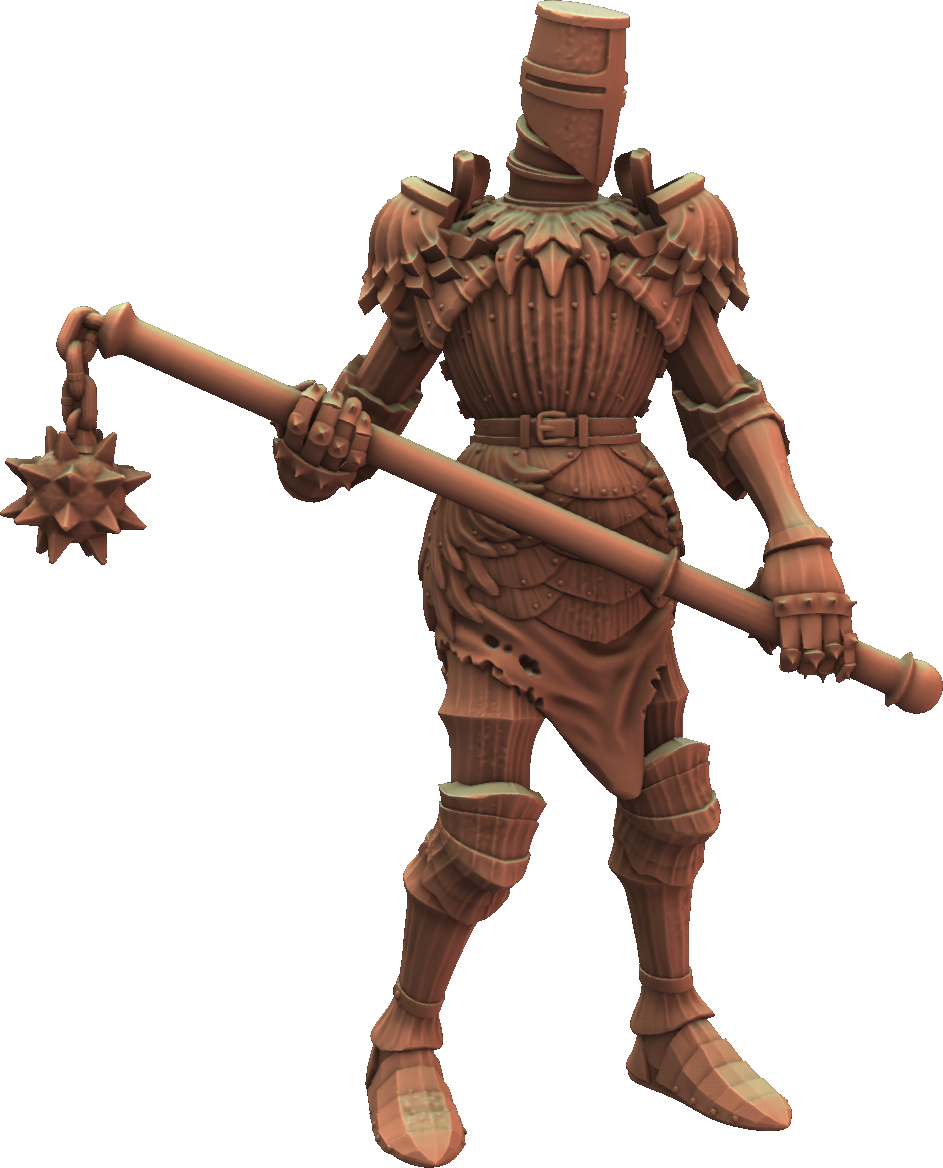 Crippled God Foundry - Shadowcurse - Shadow Knight #2 - DnD/TTRPG Figure/Miniature