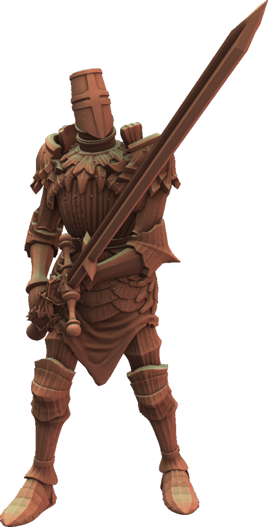 Crippled God Foundry - Shadowcurse - Shadow Knight #4 - DnD/TTRPG Figure/Miniature
