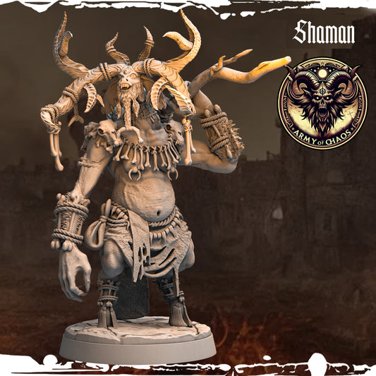 Monolith Arts - Beasts - Shaman #3 - DnD/TTRPG Figure/Miniature