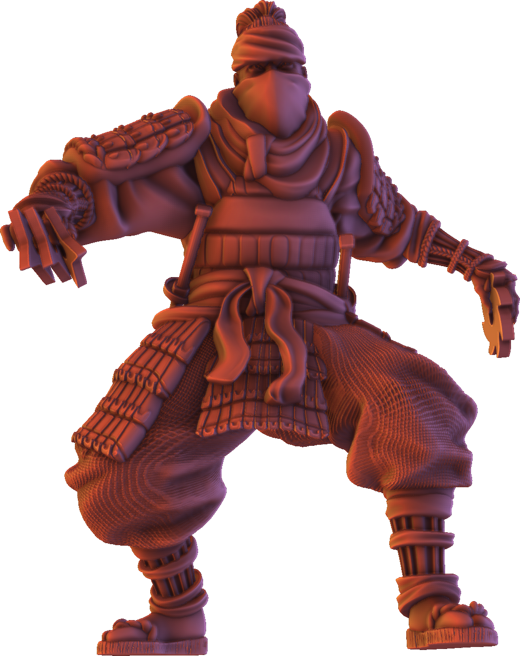 Forged Path - Tokugawa Ronin - Ninja Shuriken - DnD/Pathfinder/TTRPG Figure