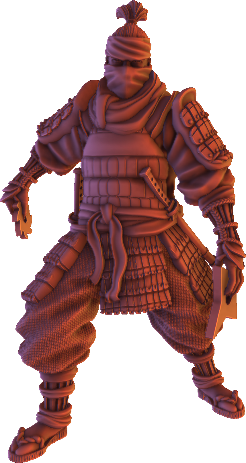 Forged Path - Tokugawa Ronin - Ninja Shuriken - DnD/Pathfinder/TTRPG Figure