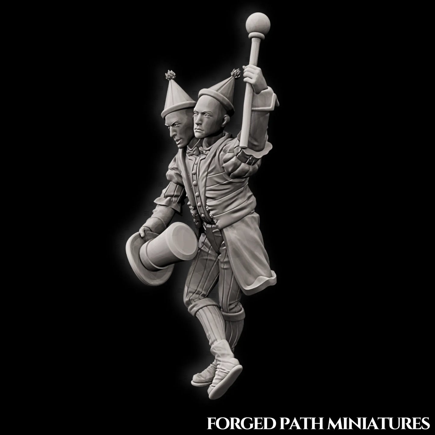 Forged Path - Willowbrook Circus - Siamese Twins - DnD/Pathfinder/TTRPG Figure