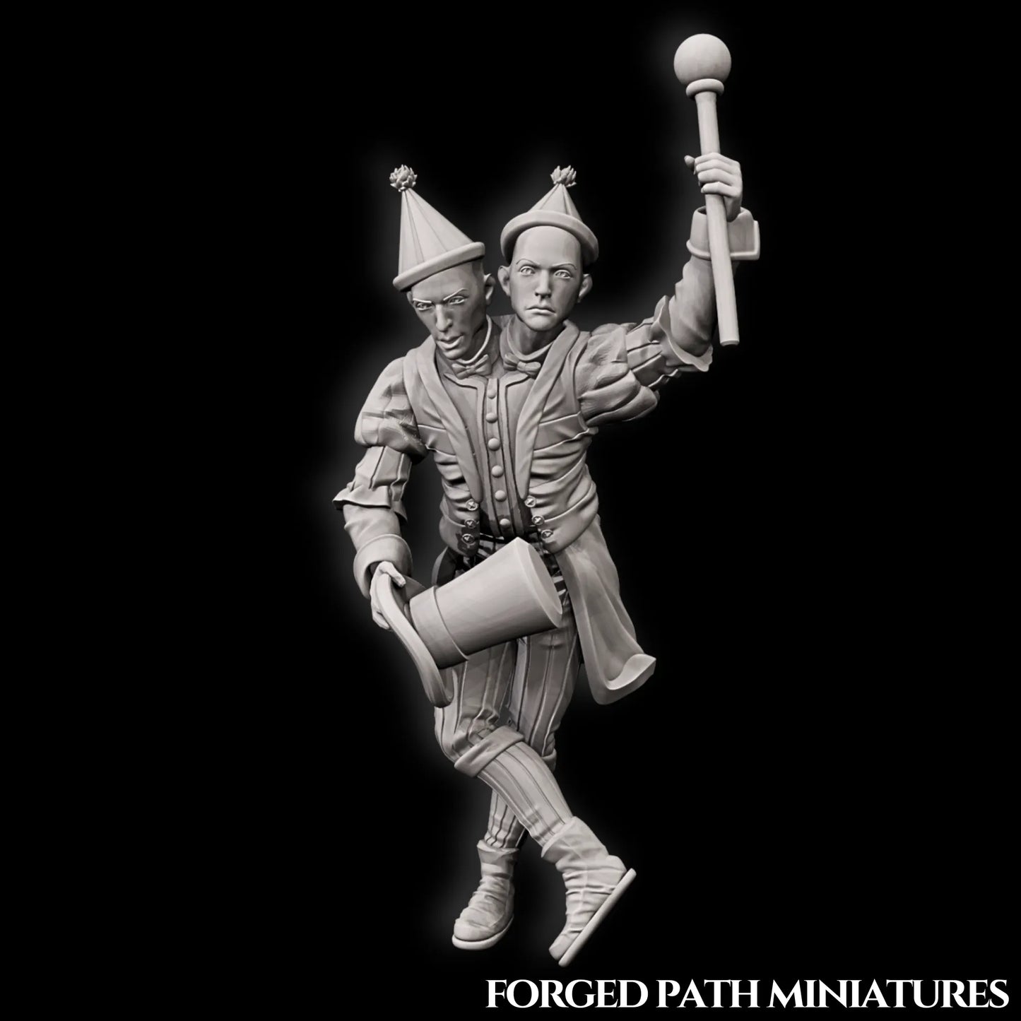 Forged Path - Willowbrook Circus - Siamese Twins - DnD/Pathfinder/TTRPG Figure