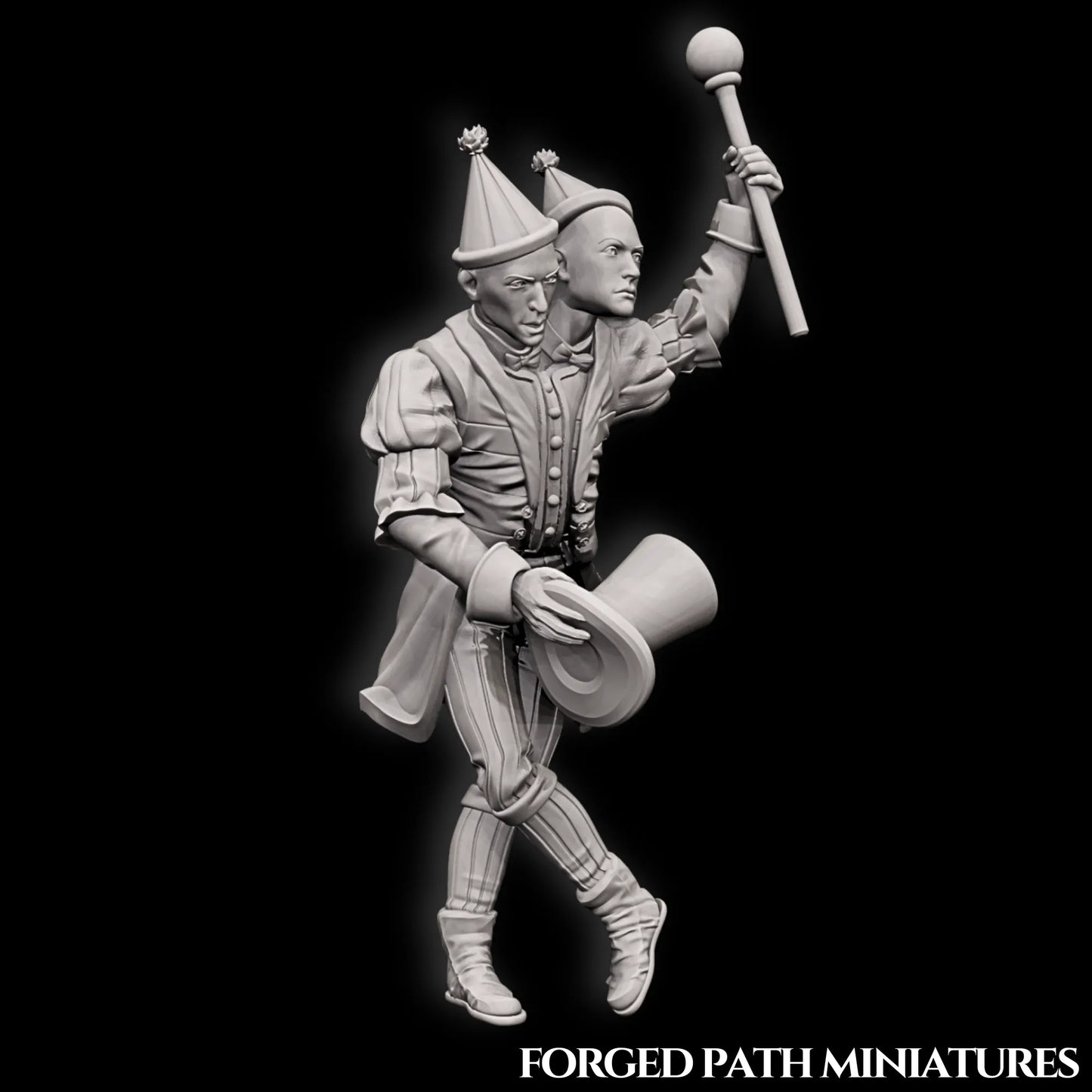 Forged Path - Willowbrook Circus - Siamese Twins - DnD/Pathfinder/TTRPG Figure