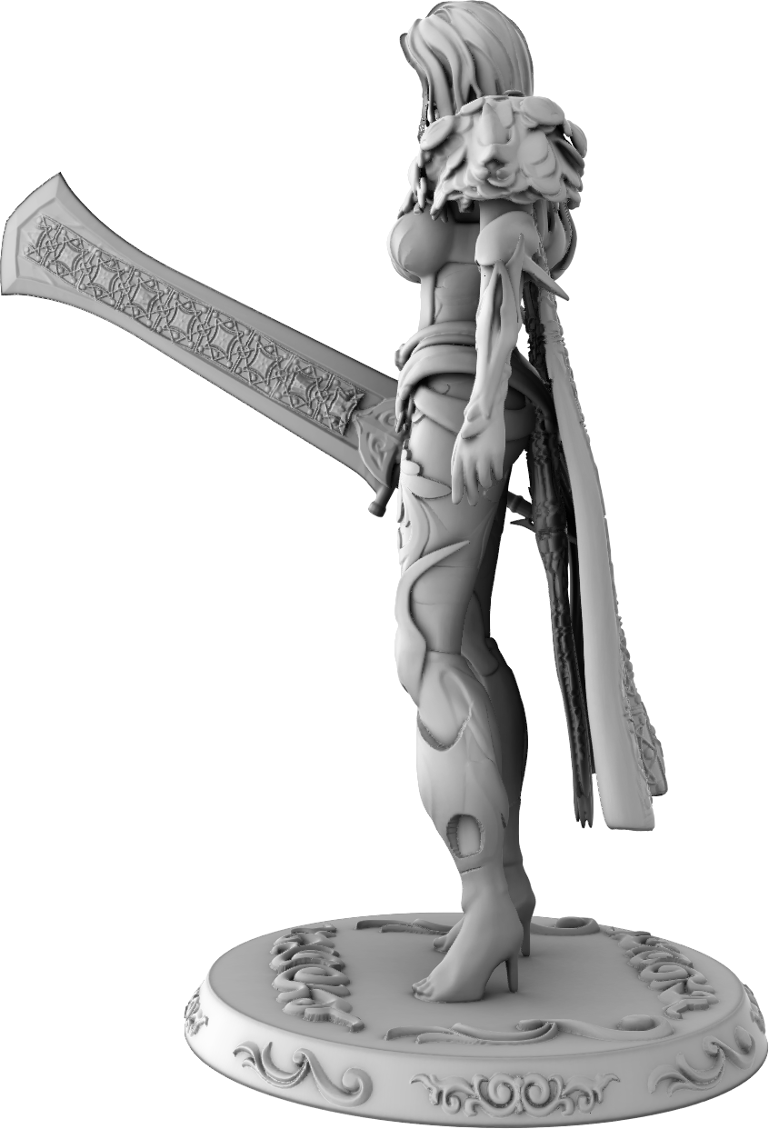 Stray Paws Society - Sif Queens Guard - 75mm Pin Up/Figure/Model/Diorama