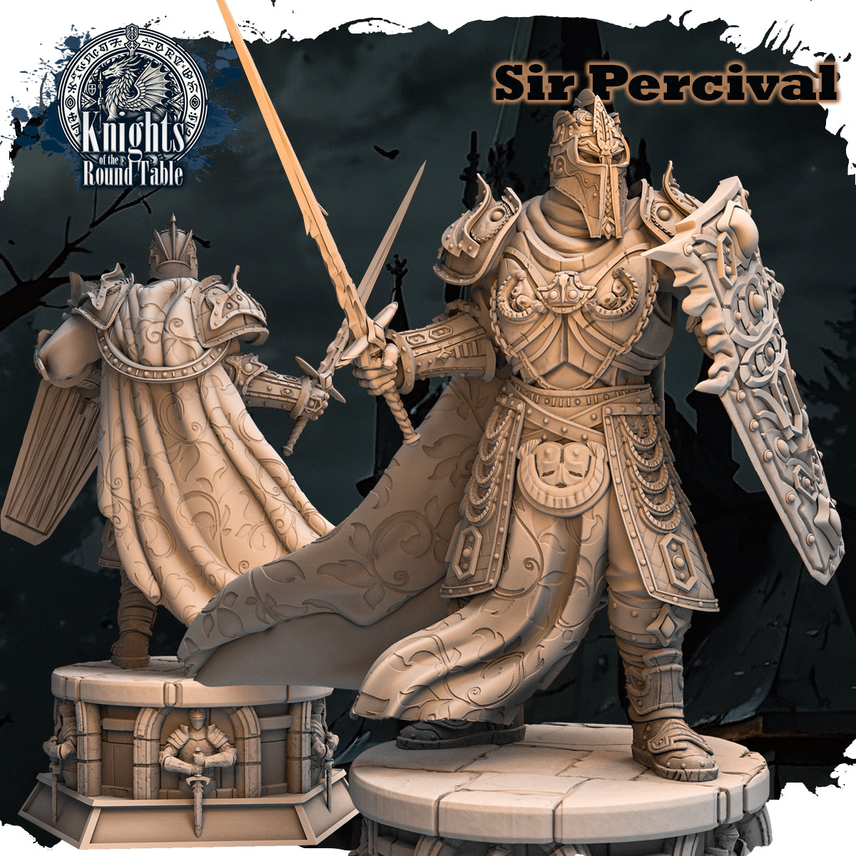 Haito - Round Table - Sir Percival - 150mm Pin Up/Figure/Model/Diorama