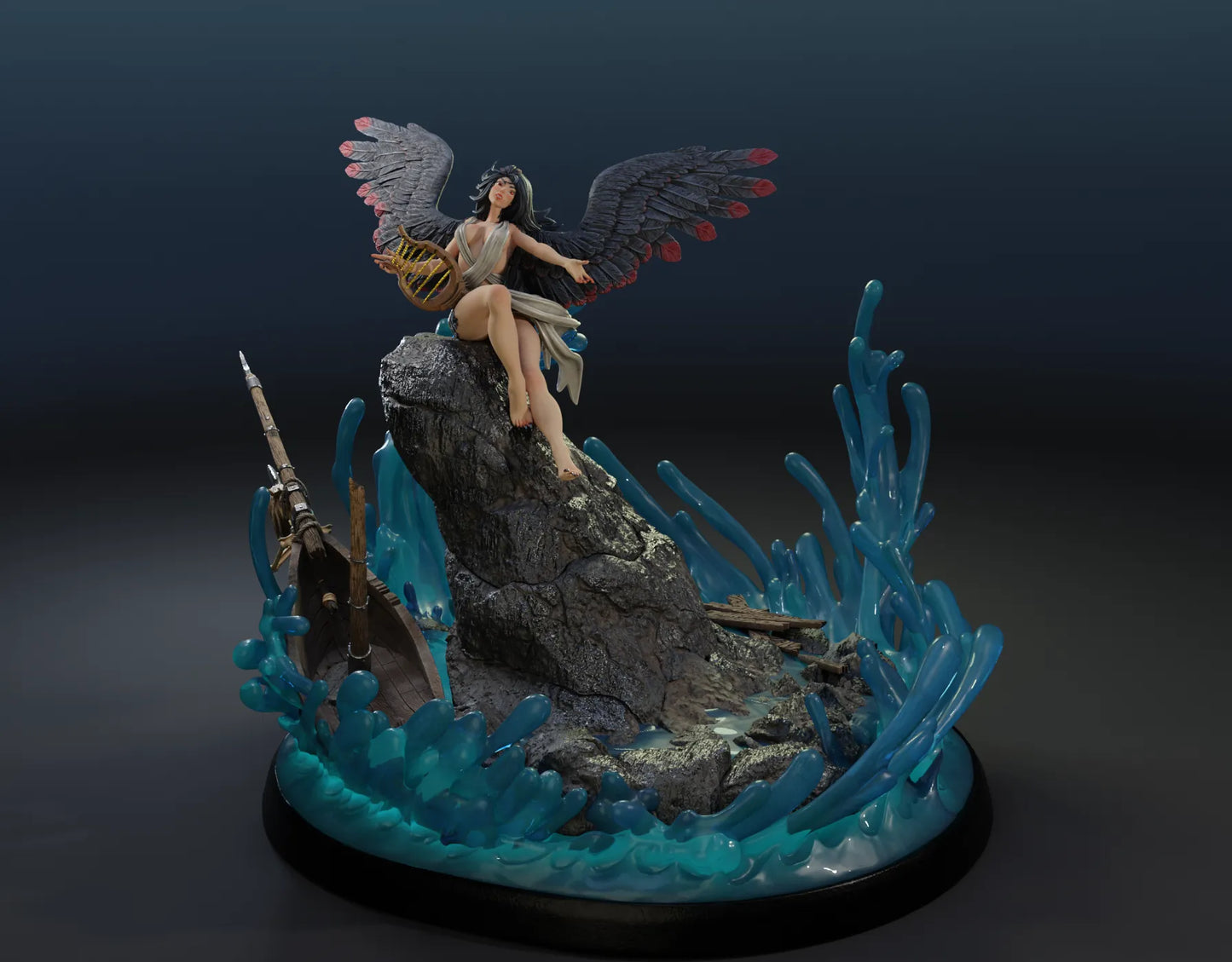 Alain Viesca - Siren (Lure) - 75/120mm Pin Up/Figure/Model/Diorama