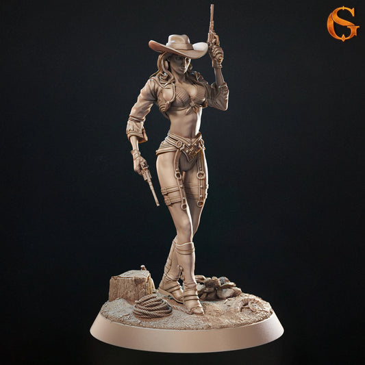 Solgoodcreations - Gunfighter Sixgun Charlene - 75/140mm Pin Up/Figure/Model/Diorama