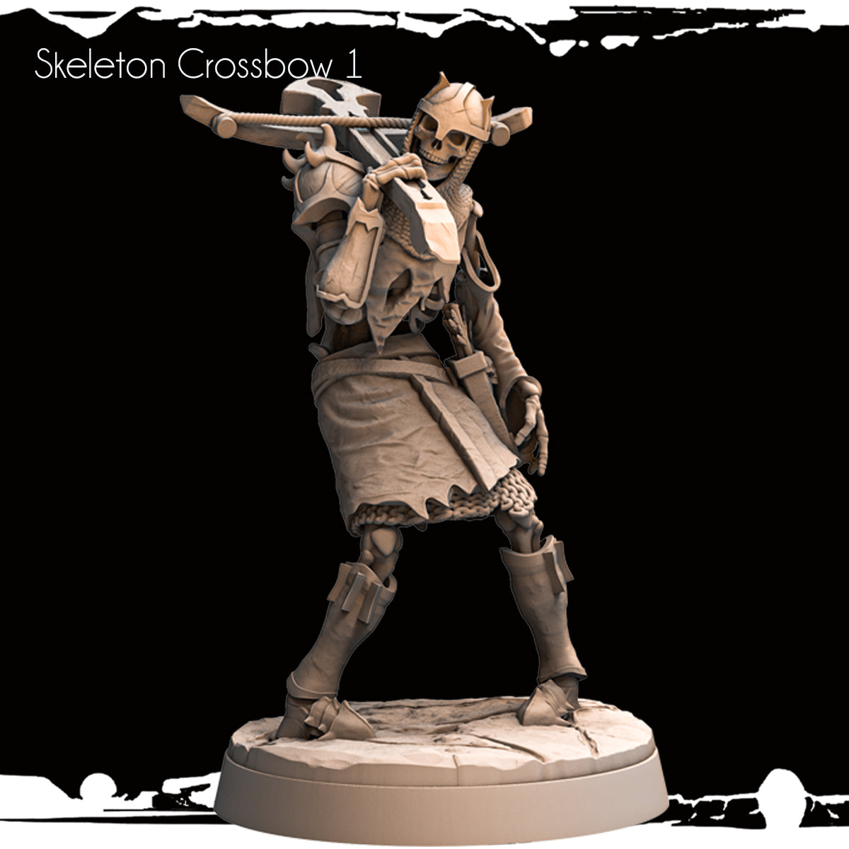 Monolith Arts - Skeletons - Crossbowmen - DnD/TTRPG Figure/Miniature