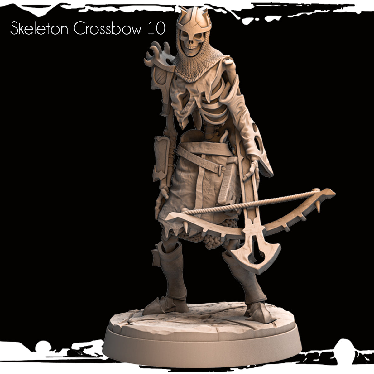 Monolith Arts - Skeletons - Crossbowmen - DnD/TTRPG Figure/Miniature