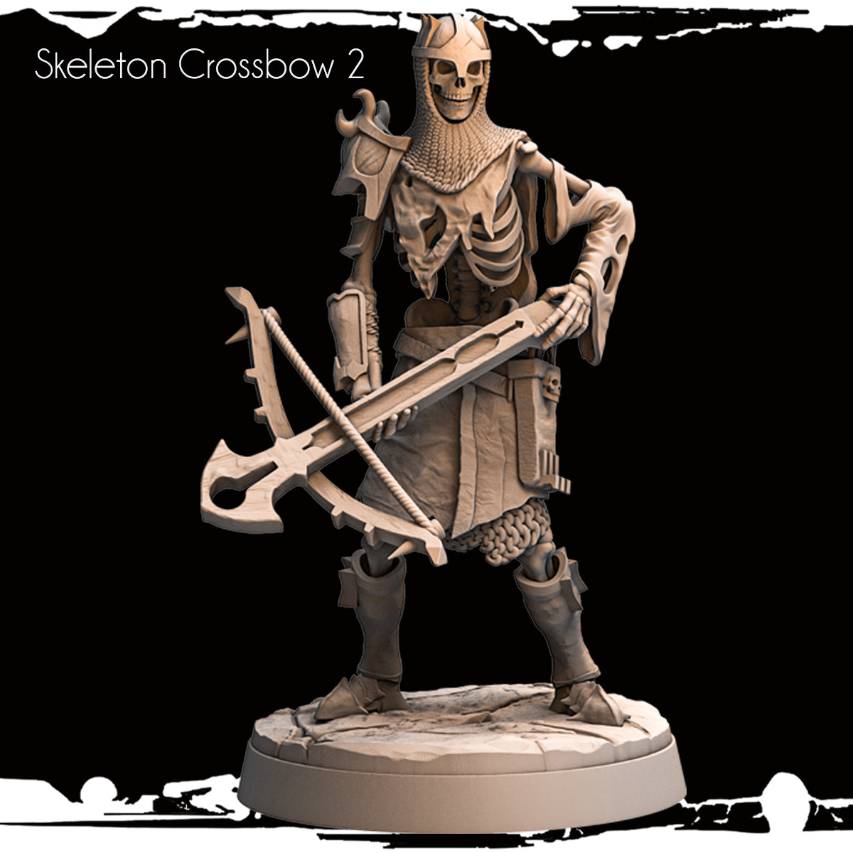 Monolith Arts - Skeletons - Crossbowmen - DnD/TTRPG Figure/Miniature