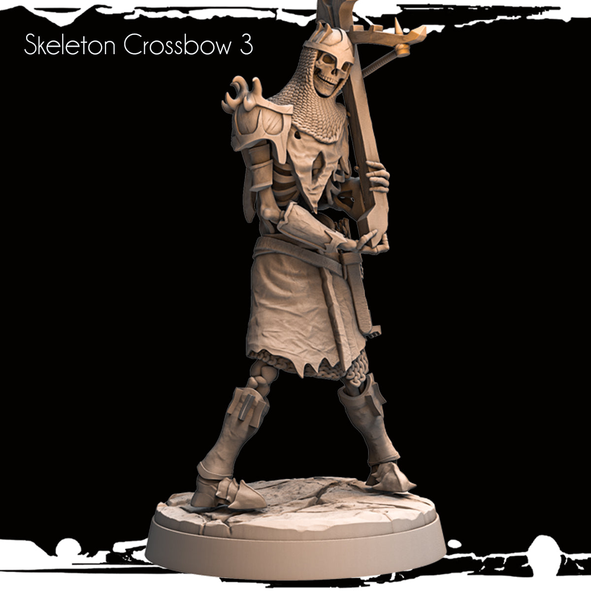 Monolith Arts - Skeletons - Crossbowmen - DnD/TTRPG Figure/Miniature