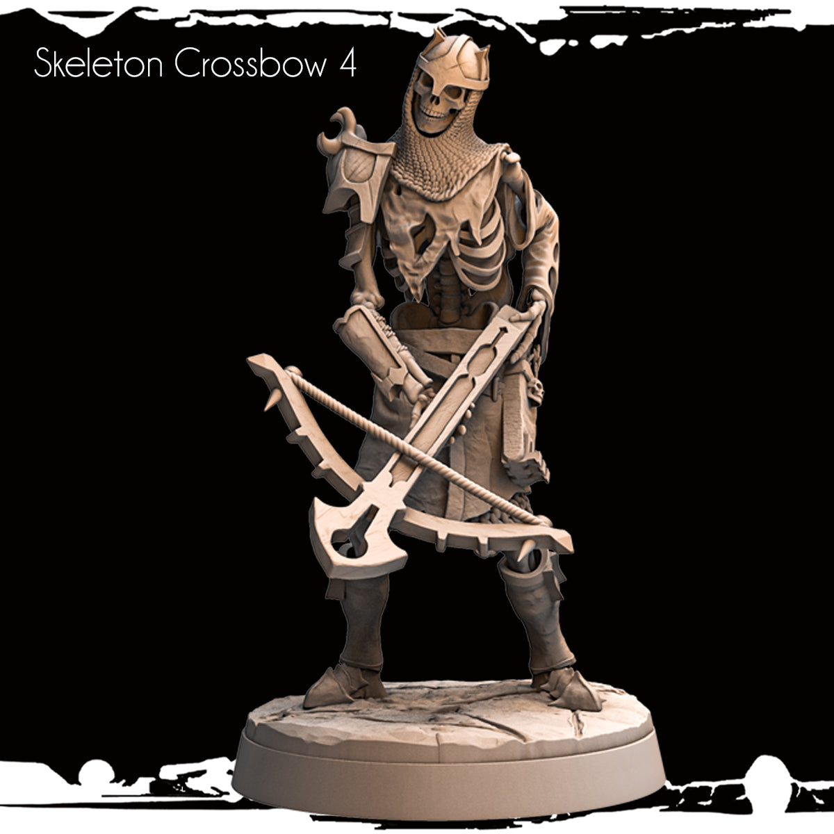 Monolith Arts - Skeletons - Crossbowmen - DnD/TTRPG Figure/Miniature