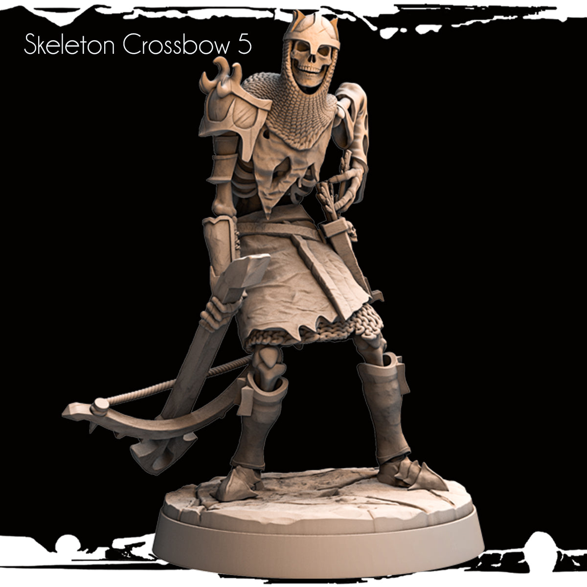 Monolith Arts - Skeletons - Crossbowmen - DnD/TTRPG Figure/Miniature