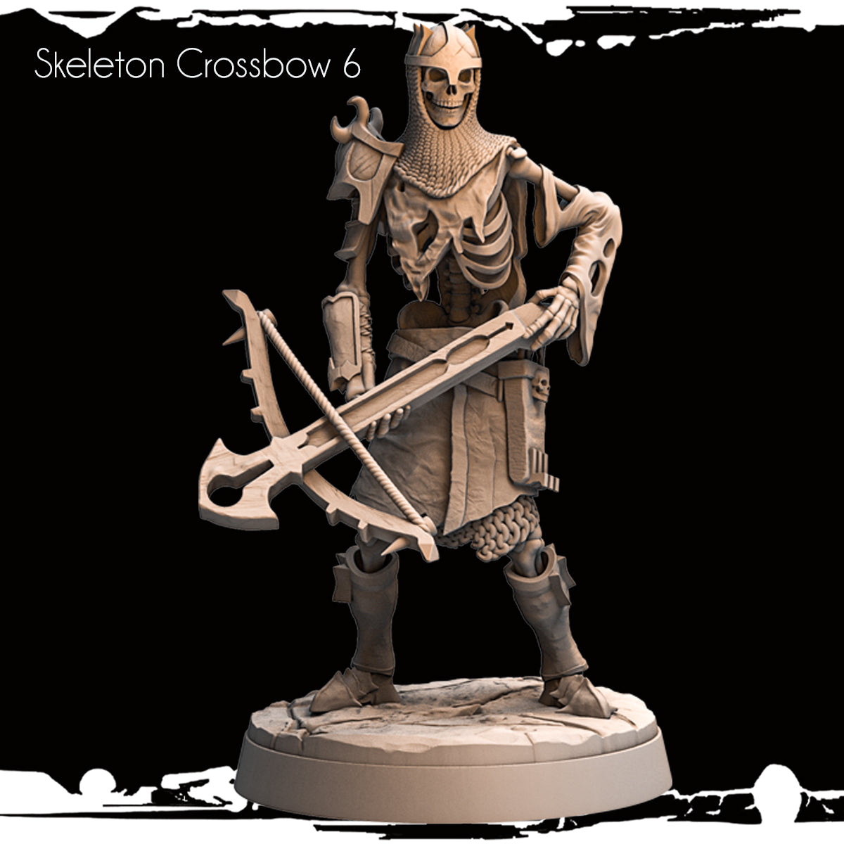 Monolith Arts - Skeletons - Crossbowmen - DnD/TTRPG Figure/Miniature