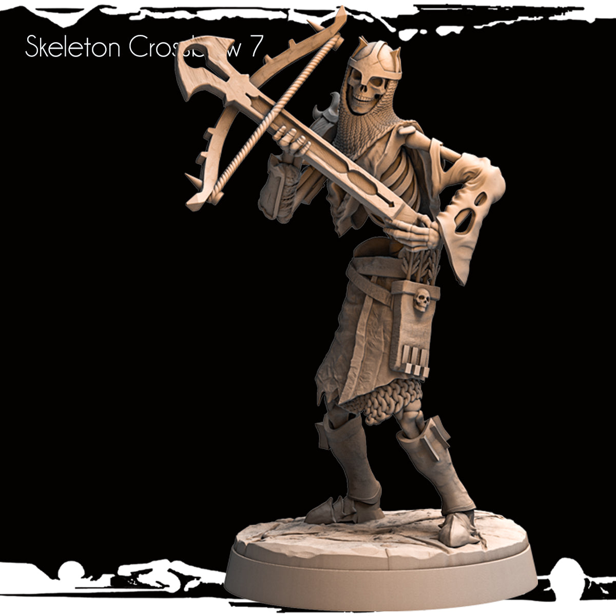 Monolith Arts - Skeletons - Crossbowmen - DnD/TTRPG Figure/Miniature