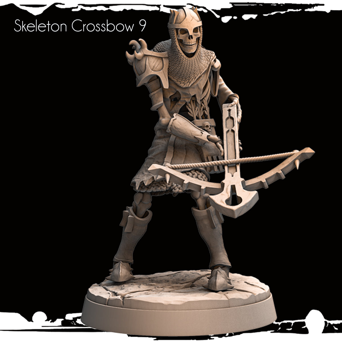 Monolith Arts - Skeletons - Crossbowmen - DnD/TTRPG Figure/Miniature
