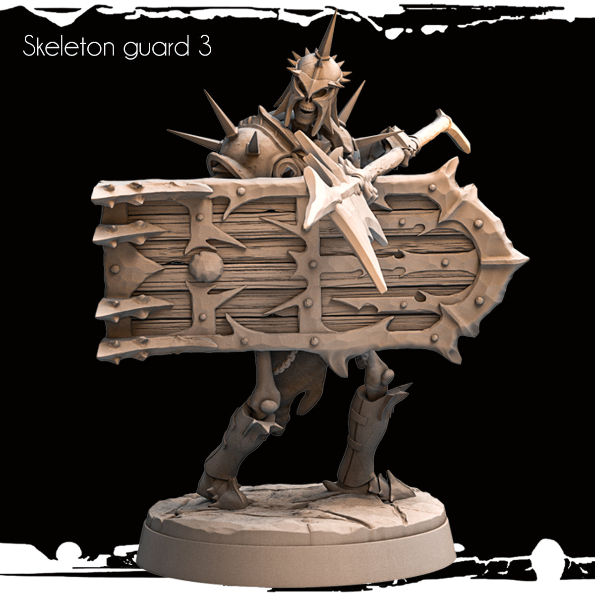 Monolith Arts - Skeletons - Guard - DnD/TTRPG Figure/Miniature