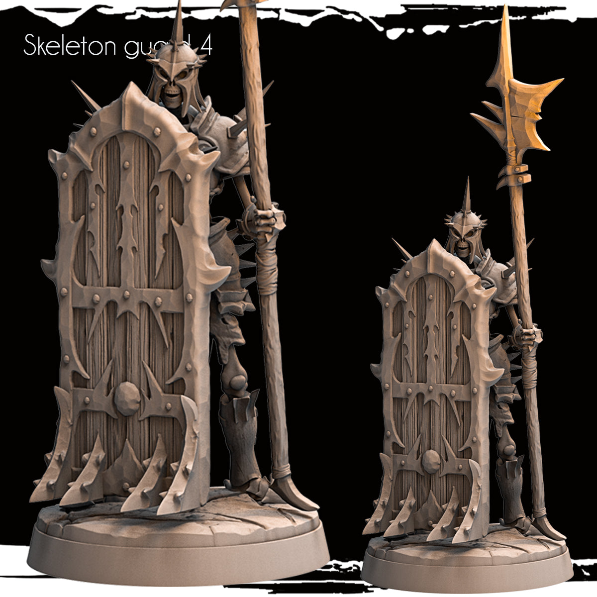 Monolith Arts - Skeletons - Guard - DnD/TTRPG Figure/Miniature