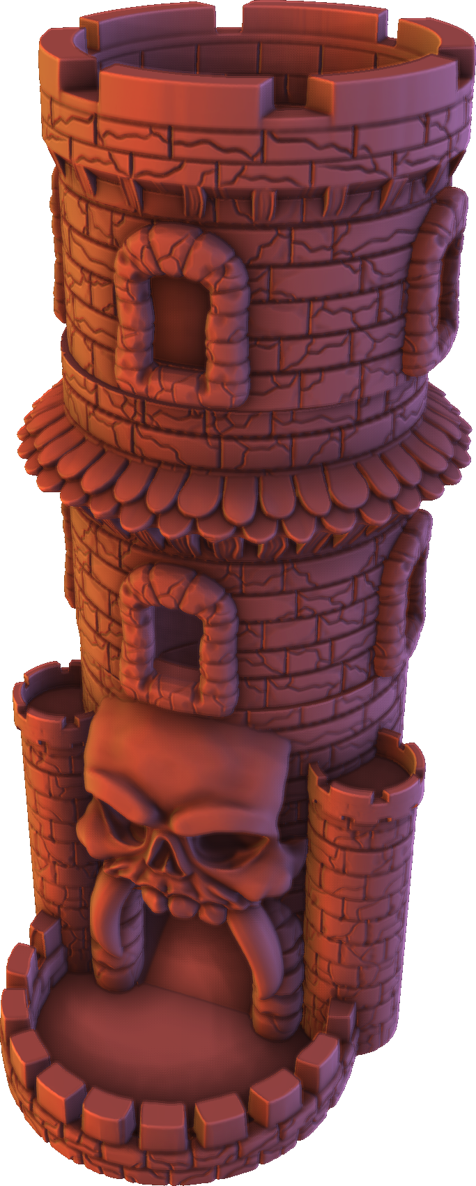 Hera'Stone - Skull Dice Tower - DnD/TTRPG/Roleplaying/Wargames