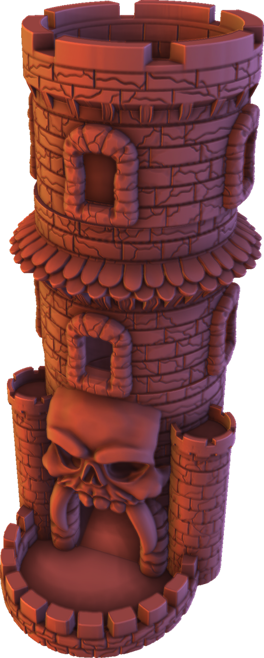 Hera'Stone - Skull Dice Tower - DnD/TTRPG/Roleplaying/Wargames