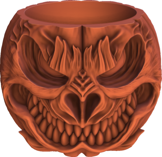 Digital Creative Works - Halloween Pumpkin Jar #6 - Prop/Decoration